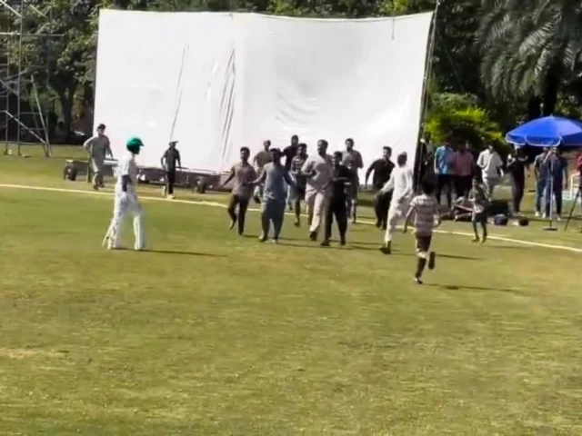 Babar's dismissal triggers pitch invasion, exposes security lapses