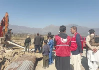 emergency workers respond to a terrorist attack in bajaur photo reuters