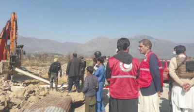 emergency workers respond to a terrorist attack in bajaur photo reuters