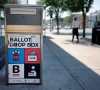 a ballot drop box outside a public library ahead of the midterm primary election in boston massachusetts us august 20 2026 photo reuters