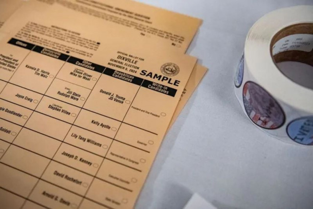 a ballot paper showing the names of the candidates photo afp a ballot paper showing the names of the candidates photo afp