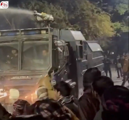 visuals from islamabad where the police used water canons tear gas and batons against baloch protestors scores were injured and arrested photo x tbpenglish visuals from islamabad where the police used water canons tear gas and batons against baloch protestors scores were injured and arrested photo x tbpenglish