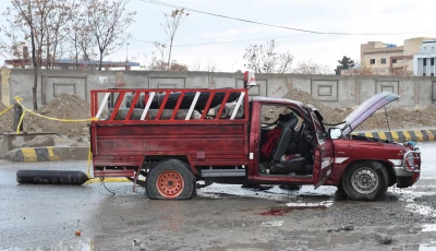 a damaged vehicle is pictured near a blast site after an attack by baloch insurgents in quetta in the province of balochistan on saturday photo afp