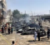 people and police officers gather after a blast near a railway track in quetta pakistan may 24 2026 picture taken with a mobile phone reuters stringer
