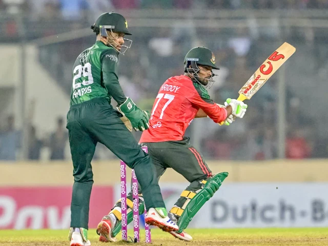 towhid hridoy scored 36 off 37 balls hitting two fours and two sixes photo afp