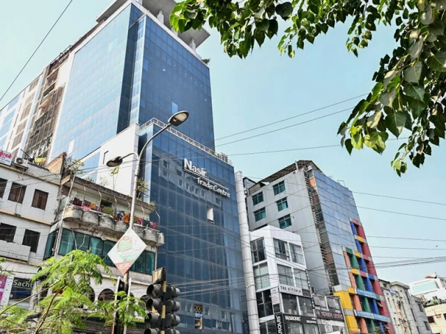 a general view shows the somoy television office inside the nasir trade centre building c in dhaka on december 23 2024 photo afp a general view shows the somoy television office inside the nasir trade centre building c in dhaka on december 23 2024 photo afp