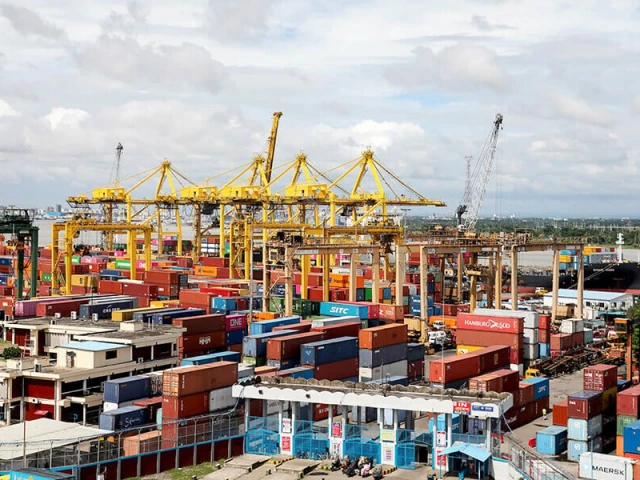 container cranes lie non operational at the chittagong port in chittagong on june 29 2025 as export and import activities remained suspended due to an ongoing protest by employees of the national board of revenue nbr over reform issues by bangladesh s interim government photo afp container cranes lie non operational at the chittagong port in chittagong on june 29 2025 as export and import activities remained suspended due to an ongoing protest by employees of the national board of revenue nbr over reform issues by bangladesh s interim government photo afp