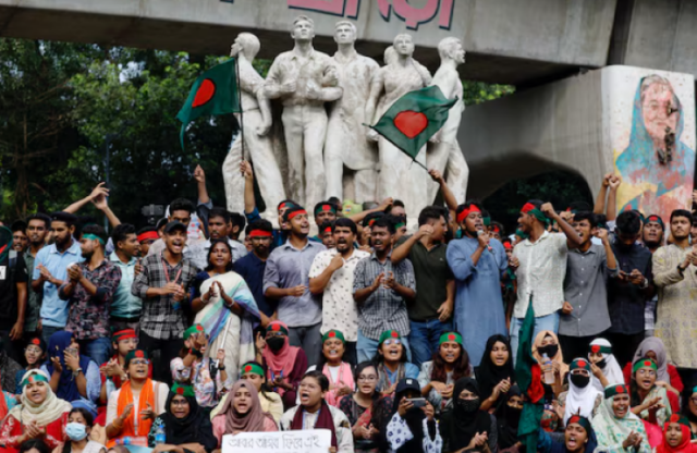 activists of the anti discriminatory student movement gather at the university of dhaka s teacher student center tsc demanding the capital punishment for bangladeshi former prime minister sheikh hasina for the deaths of students during anti quota protests in dhaka bangladesh august 13 2024 photo reuters activists of the anti discriminatory student movement gather at the university of dhaka s teacher student center tsc demanding the capital punishment for bangladeshi former prime minister sheikh hasina for the deaths of students during anti quota protests in dhaka bangladesh august 13 2024 photo reuters