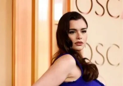 barbie ferreira blue dress My Beachy Side Maje Hand-Crochet Mini Dress main image 0