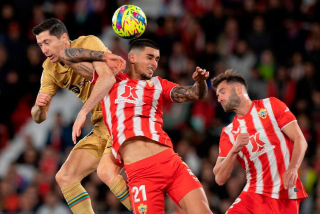 worst game of season as leaders barca shocked by almeria worst game of season as leaders barca shocked by almeria
