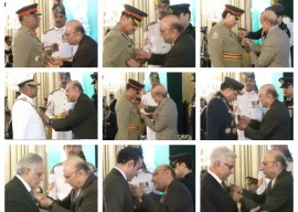 president confers awards on military political leadership for marka e haq s success