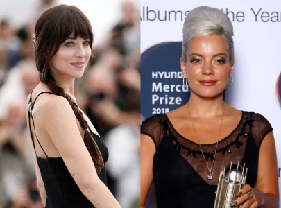 dakota johnson makes surprise cameo during lily allen s snl performance as madeline dakota johnson makes surprise cameo during lily allen s snl performance as madeline