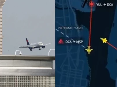 delta flight narrowly escapes collision with us air force jet at reagan national airport delta flight narrowly escapes collision with us air force jet at reagan national airport