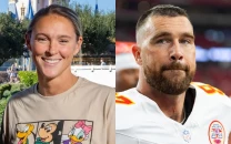 kylie kelce opens up about their daughter attending travis kelce s games we want her to enjoy the experience kylie kelce opens up about their daughter attending travis kelce s games we want her to enjoy the experience