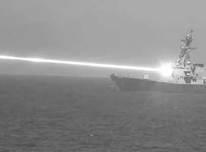 images show us navy testing helios laser weapon that never runs out of power