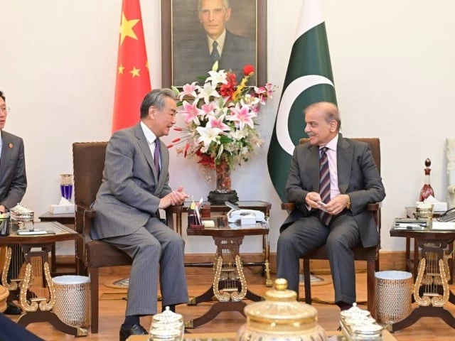 pm shehbaz sharif in meeting with chinese foreign minister wang yi in islamabad on august 22 photo x com govtofpakistan pm shehbaz sharif in meeting with chinese foreign minister wang yi in islamabad on august 22 photo x com govtofpakistan