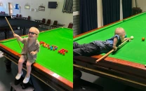 2 year old breaks two guinness records with snooker trick shots becomes youngest to do so