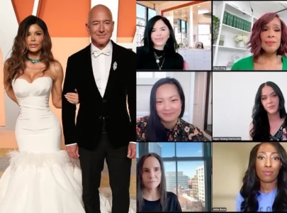 jeff bezos fianc e lauren sanchez shares first video of all female space mission crew ahead of blue origin launch jeff bezos fianc e lauren sanchez shares first video of all female space mission crew ahead of blue origin launch