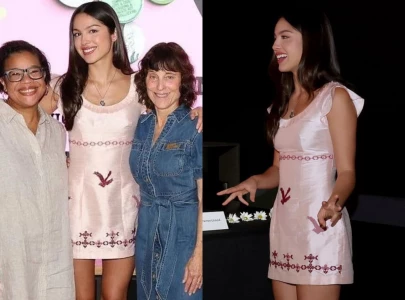 olivia rodrigo wears palestinian tatreez embroidery dress at daisy chain fields festival
