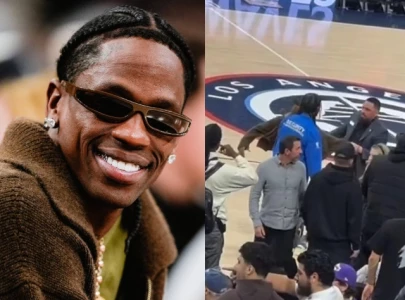 travis scott mistaken for trespasser tackled by security at lakers clippers game travis scott mistaken for trespasser tackled by security at lakers clippers game