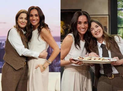 meghan markle s awkward interaction with drew barrymore analyzed by body language expert