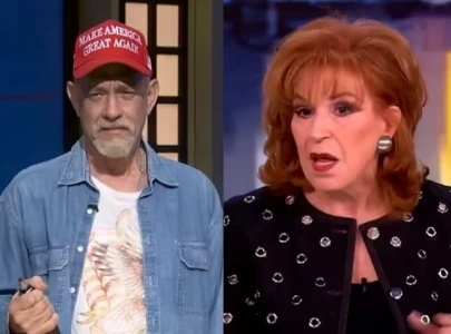the view s joy behar defends tom hanks snl50 maga skit amid racist backlash the view s joy behar defends tom hanks snl50 maga skit amid racist backlash