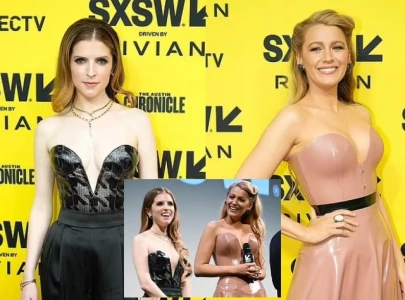 anna kendrick appears to shade blake lively at another simple favor premiere at sxsw anna kendrick appears to shade blake lively at another simple favor premiere at sxsw