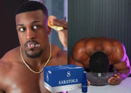 saratoga water sales surge after influencer ashton hall s ice water morning routine goes viral saratoga water sales surge after influencer ashton hall s ice water morning routine goes viral