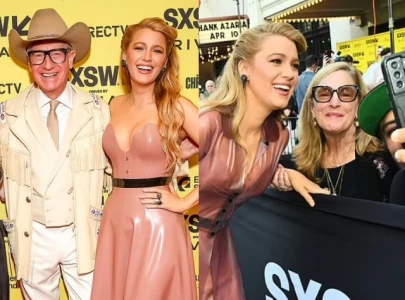 blake lively faces backlash after director paul feig s wife accused of posing as a fan at another simple favor sxsw premiere