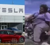 texarkana man crashes mini four wheeler into teslas carves elon into vehicles