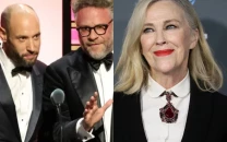 seth rogen evan goldberg honour catherine o hara as utter genius in acceptance speech at dga