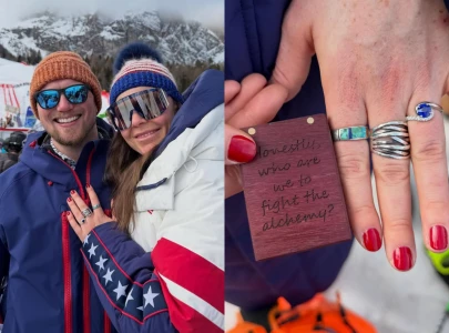 breezy johnson gets engaged after boyfriend proposes at 2026 winter olympics finish line