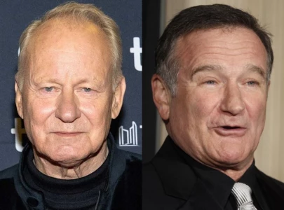 robin williams had to be funny to survive says good will hunting costar stellan skarsg rd