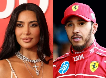 is kim kardashian in a relationship with lewis hamilton she breaks her silence