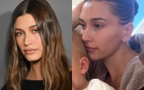 hailey bieber shares rare photo of son jack blues bieber in sweet moment