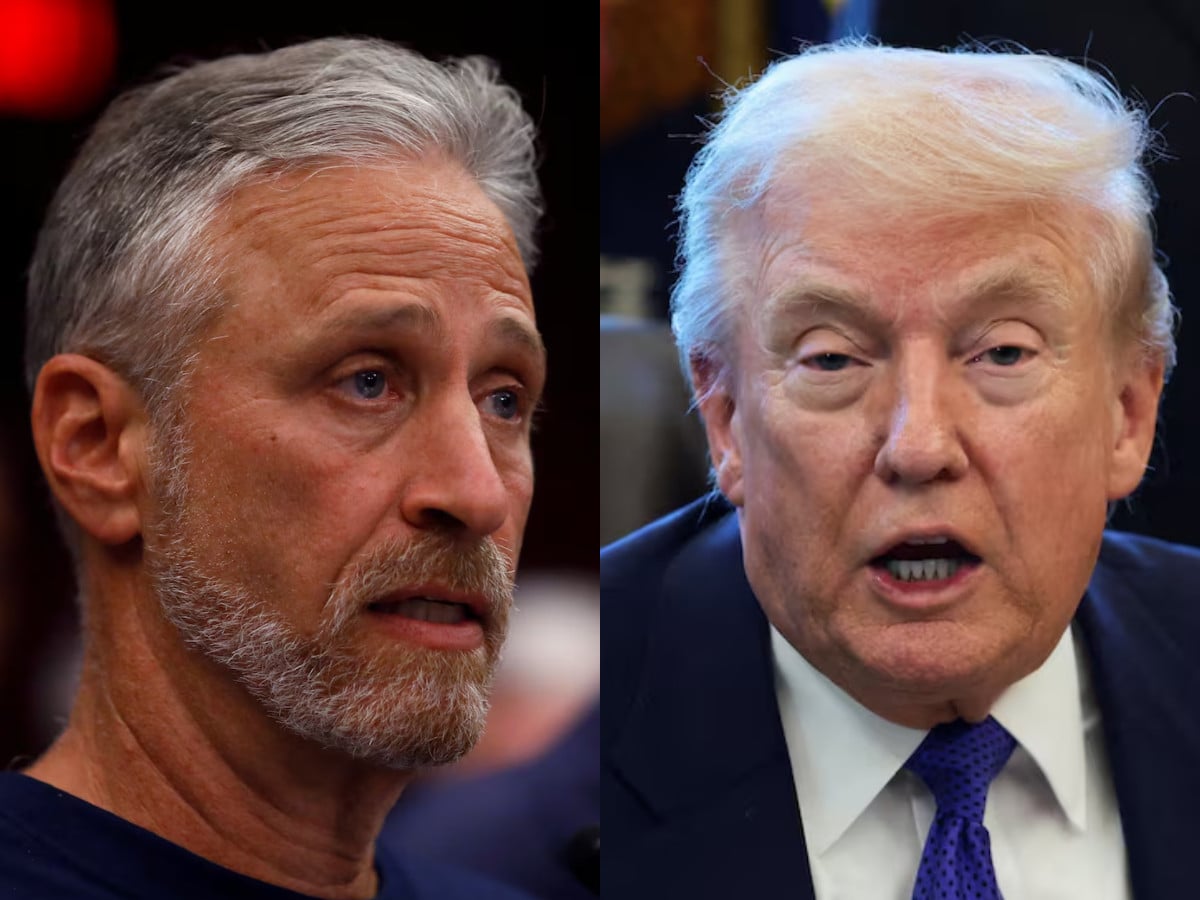 Jon Stewart slams Donald Trump over Iran war focus on 'The Daily Show'
