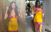 hailey bieber turns heads in vintage dior at coachella 2026