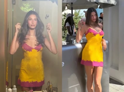 hailey bieber turns heads in vintage dior at coachella 2026