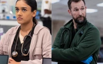 shabana azeez recalls prank on noah wyle that left her scared for my job on the pitt
