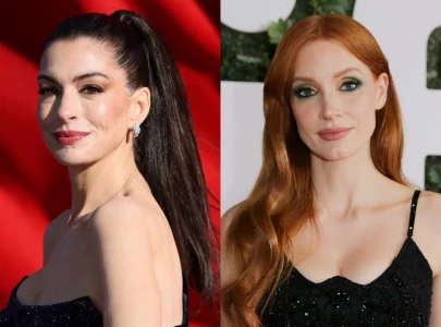anne hathaway trained 8 hours a day for possessed in mother mary inspired by jessica chastain