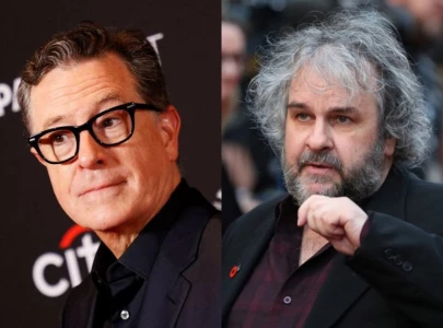 stephen colbert pitched new lord of the rings before cbs cancelled his show peter jackson says