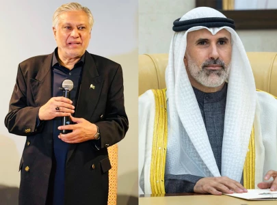 kuwaiti fm appreciates pakistan s efforts to promote us iran dialogue in talks with dar