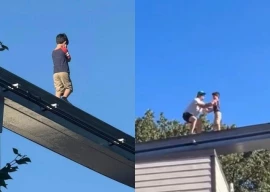bystander saves boy walking alone on 20 feet high elevated monorail track in pennsylvania bystander saves boy walking alone on 20 feet high elevated monorail track in pennsylvania
