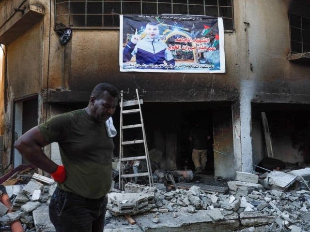 palestinians inspect damage after the israeli army s withdrawal from the jenin camp in jenin in the israeli occupied west bank july 5 2023 photo reuters palestinians inspect damage after the israeli army s withdrawal from the jenin camp in jenin in the israeli occupied west bank july 5 2023 photo reuters