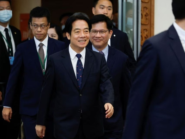 taiwan s vice president william lai arrives at taoyuan international airport before his departure to the united states for a stopover in new york on his way to paraguay in taoyuan taiwan august 12 2023 photo reuters taiwan s vice president william lai arrives at taoyuan international airport before his departure to the united states for a stopover in new york on his way to paraguay in taoyuan taiwan august 12 2023 photo reuters