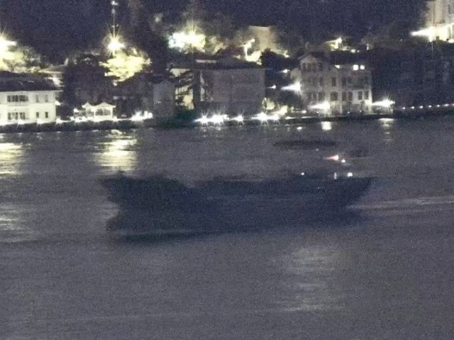 palau flagged vessel sukru okan transits bosphorus on its way to the black sea in istanbul turkey august 13 2023 this screen grab from a video reuters