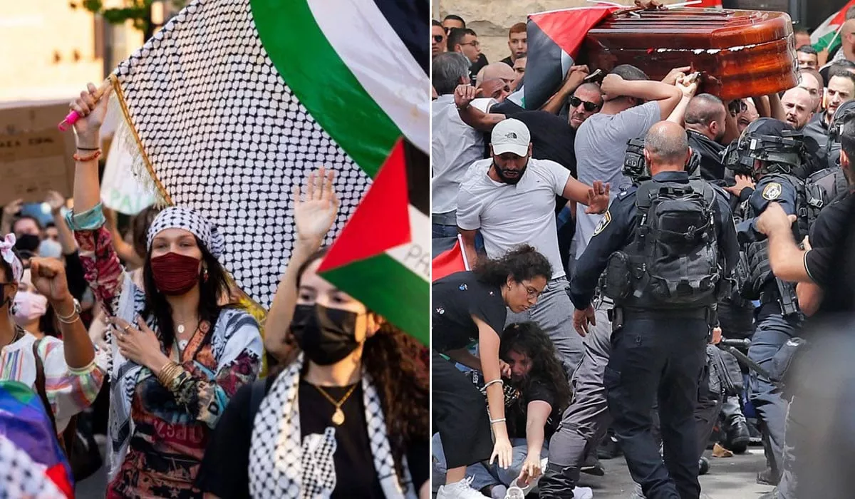 bella hadid mark ruffalo call out israel police for attacking mourners at shireen s funeral bella hadid mark ruffalo call out israel police for attacking mourners at shireen s funeral