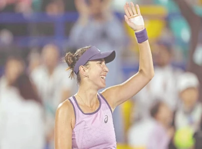 bencic wins abu dhabi open in style