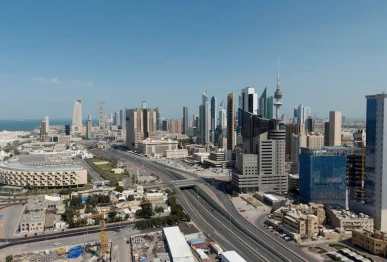 a drone view shows kuwait city in the aftermath of strikes by israel and the u s on iran in kuwait february 28 2026 reuters