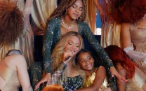 beyonc s daughters blue ivy and rumi steal the show at cowboy carter tour kickoff